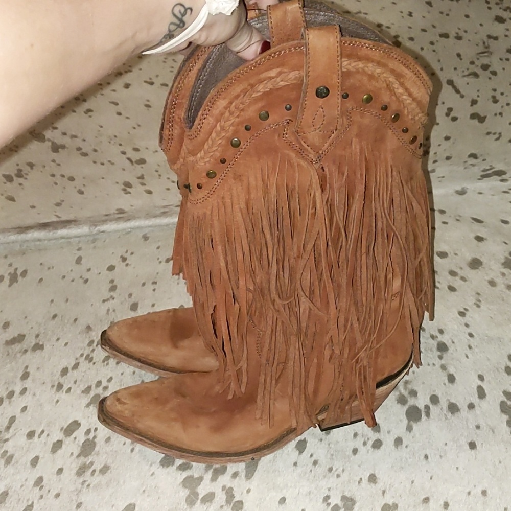 Liberty Black Fringe Boots